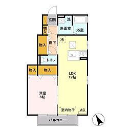 間取図画像 1LDK