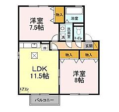 物件の間取り