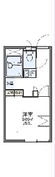 レオパレスヒカリ 1Kの間取図画像