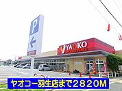【スーパー】ヤオコー羽生店まで2820ｍ