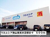 【ドラッグストア】ウエルシア狭山茱萸木店様まで500ｍ