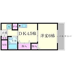 グリーンヒルII 2階/-