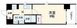 KDXレジデンス豊中南 1Kの間取図画像
