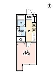 Ｉｎｆｏｇｌｉａ　Ｃｌａｉｒ 1階1Kの間取り