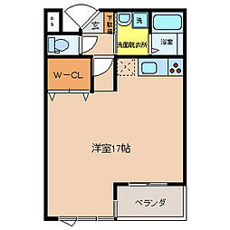 間取図画像 ワンルーム