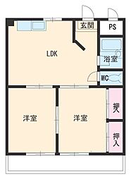 間取図画像 2DK