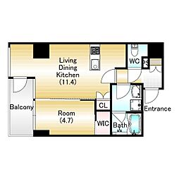 フォルトナート扇町 7階