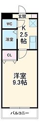 A・Ｃｉｔｙ今本町 4階1Kの間取り