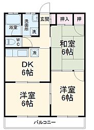 間取図画像 3DK