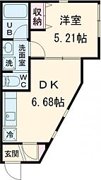 間取図画像 1DK