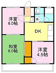 間取図画像 3DK
