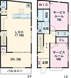 Ｋｏｌｅｔ等々力 1階1SLDKの間取り
