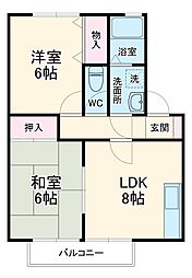 間取図画像 2DK