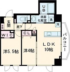 東京メトロ日比谷線 三ノ輪駅 徒歩4分の賃貸マンション 7階2LDKの間取り