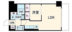 東急田園都市線 宮崎台駅 徒歩17分の賃貸マンション 5階1LDKの間取り