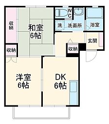 間取図画像 2DK