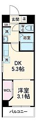 セレニテ04 1DKの間取図画像