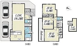 Sumai-to八王子市犬目町 1階3LDKの間取り