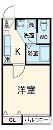 間取図画像 1K
