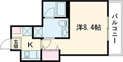 THE GARNET SUITE RESIDENCE 吉祥院 4階1Kの間取り