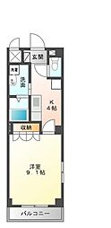 間取図画像 1K