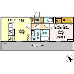 間取図画像 1LDK