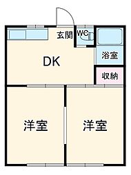 間取図画像 2DK