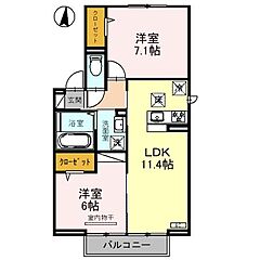 物件の間取り