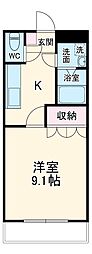間取図画像 1K