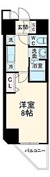 エステムコート名古屋グランツ 1Kの間取図画像