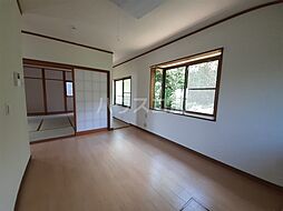 田口新田　田川貸家 2F 2階1DKのリビング/ダイニング