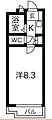 ユング桜山3階3.9万円