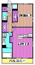 JR総武線 西船橋駅 徒歩15分の賃貸アパート 2階1LDKの間取り