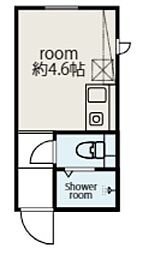 PROTO吉祥寺 4階ワンルームの間取り