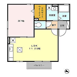 間取図画像 1LDK
