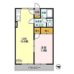 間取図画像 1LDK