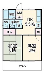 間取図画像 2DK