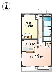 レジデンス　Ｔ’Ｍ 1階1LDKの間取り