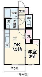 間取図画像 1DK