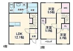 間取図画像 3LDK