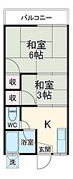 間取図画像 2K