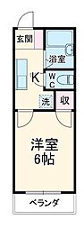 間取図画像 1K