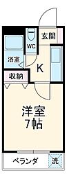 間取図画像 1K