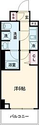 メインステージ立川IV 6階1Kの間取り