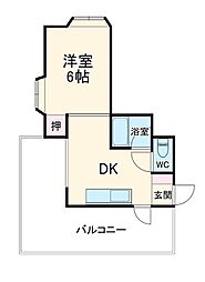間取図画像 1DK