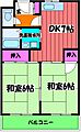 共立マンション小松里4階4.3万円