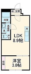 Ｅｒｆｏｌｇ津田沼 1階1LDKの間取り