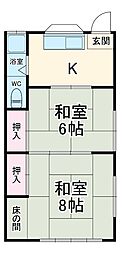 間取図画像 2K
