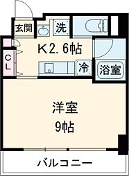 JR京浜東北・根岸線 赤羽駅 徒歩5分の賃貸マンション 7階1Kの間取り