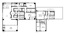 ドエル幸容 4階4SLDKの間取り